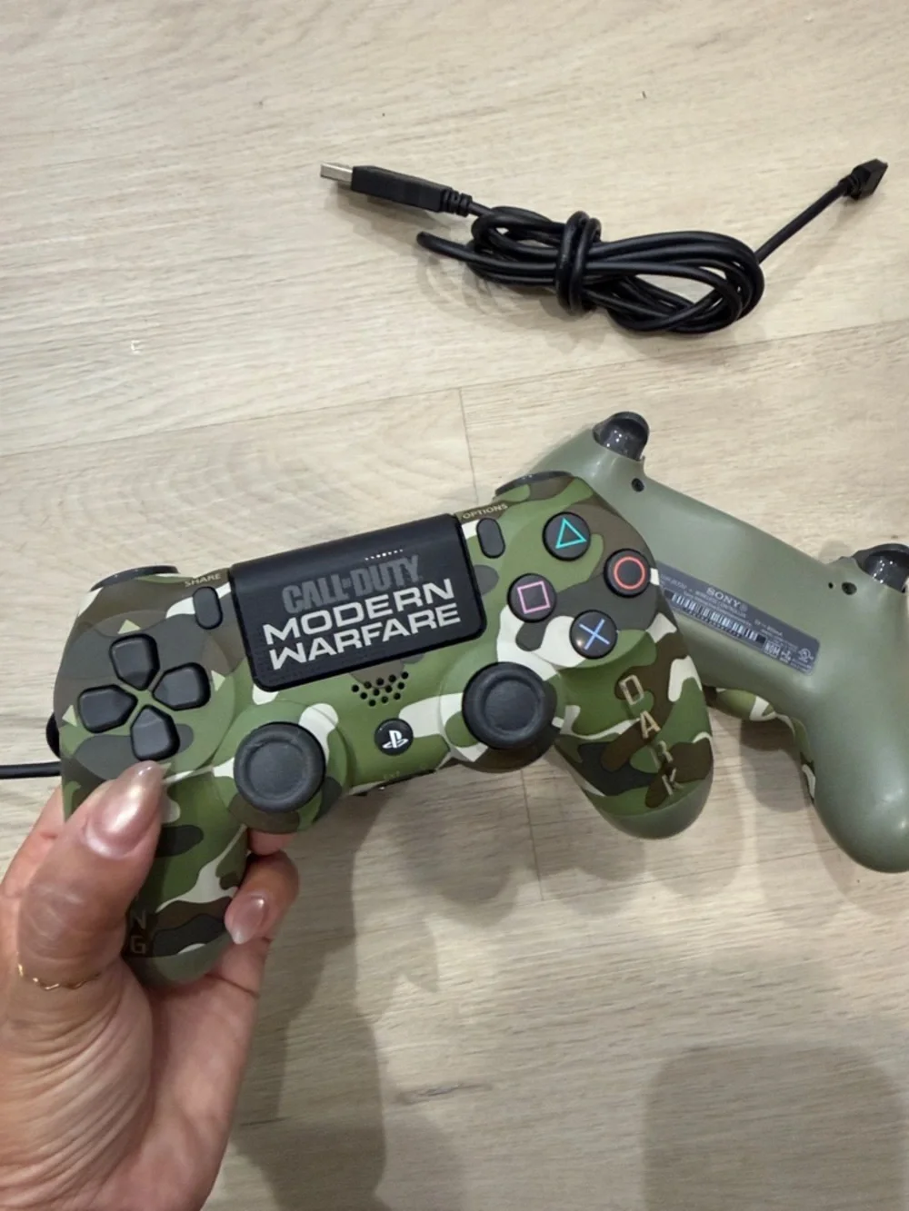 Sony Call of Duty (2) Camouflage Green Wireless Game Controllers